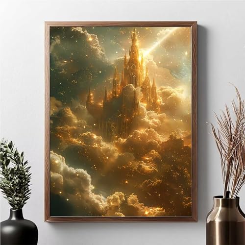 Diamond Painting Architektur, Diamond Painting Erwachsene Himmel Diamant Malerei Bilder Full Drill 5D DIY Diamont Art Stickerei Set Geeignet Als Geschenk, Zur Entspannung und Wanddeko 40x50cm JPF 6-Y Diamond Painting Architektur, Diamond Painting Erwachsene Himmel Diamant Malerei Bilder Full Drill 5D DIY Diamont Art Stickerei Set Geeignet Als Geschenk, Zur Entspannung und Wanddeko 40x50cm JPF 6-Y von JEPGFOU