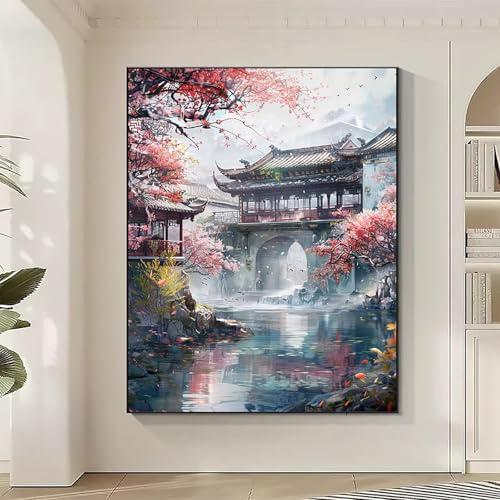 Diamond Painting Architektur Large Diamond Painting GebäUde Crystal Art Bilder Basteln für Erwachsene DIY Vollbohrer Diamanten Malerei Stickerei Kreuzstich Kit für Zimmer Deko, Geschenke 80x110CM Q-8 Diamond Painting Architektur Large Diamond Painting GebäUde Crystal Art Bilder Basteln für Erwachsene DIY Vollbohrer Diamanten Malerei Stickerei Kreuzstich Kit für Zimmer Deko, Geschenke 80x110CM Q-8 von JEPGFOU