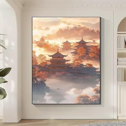 Diamond Painting Architektur Large Diamond Painting Japanische Architektur Crystal Art Bilder Basteln für Erwachsene DIY Vollbohrer Diamanten Malerei Stickerei Kreuzstich Kit für Geschenke 70x95cm C-9 Diamond Painting Architektur Large Diamond Painting Japanische Architektur Crystal Art Bilder Basteln für Erwachsene DIY Vollbohrer Diamanten Malerei Stickerei Kreuzstich Kit für Geschenke 70x95cm C-9 von JEPGFOU