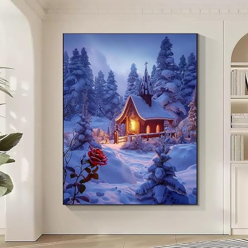 Diamond Painting Architektur Large Diamond Painting Kirche Crystal Art Bilder Basteln für Erwachsene DIY Vollbohrer Diamanten Malerei Stickerei Kreuzstich Kit für Zimmer Deko, Geschenke 50x70CM D-4 Diamond Painting Architektur Large Diamond Painting Kirche Crystal Art Bilder Basteln für Erwachsene DIY Vollbohrer Diamanten Malerei Stickerei Kreuzstich Kit für Zimmer Deko, Geschenke 50x70CM D-4 von JEPGFOU