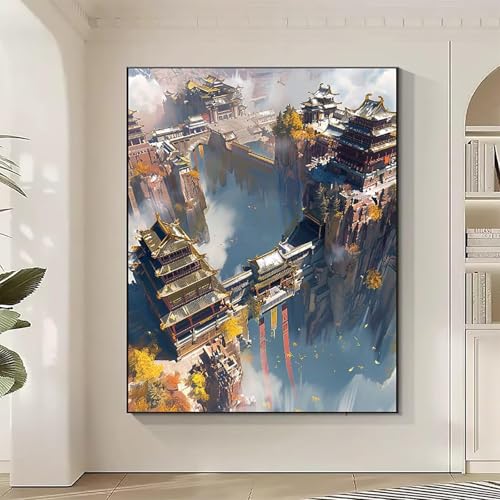 Diamond Painting Architektur Large Diamond Painting Molekularstruktur Crystal Art Bilder Basteln für Erwachsene DIY Vollbohrer Diamanten Malerei Stickerei Kreuzstich Kit für Geschenke 70x95CM G-X Diamond Painting Architektur Large Diamond Painting Molekularstruktur Crystal Art Bilder Basteln für Erwachsene DIY Vollbohrer Diamanten Malerei Stickerei Kreuzstich Kit für Geschenke 70x95CM G-X von JEPGFOU