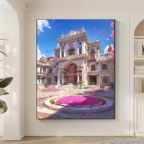 Diamond Painting Architektur Large Diamond Painting Palast Crystal Art Bilder Basteln für Erwachsene DIY Vollbohrer Diamanten Malerei Stickerei Kreuzstich Kit für Zimmer Deko, Geschenke 60 x 80 cm W-K Diamond Painting Architektur Large Diamond Painting Palast Crystal Art Bilder Basteln für Erwachsene DIY Vollbohrer Diamanten Malerei Stickerei Kreuzstich Kit für Zimmer Deko, Geschenke 60 x 80 cm W-K von JEPGFOU
