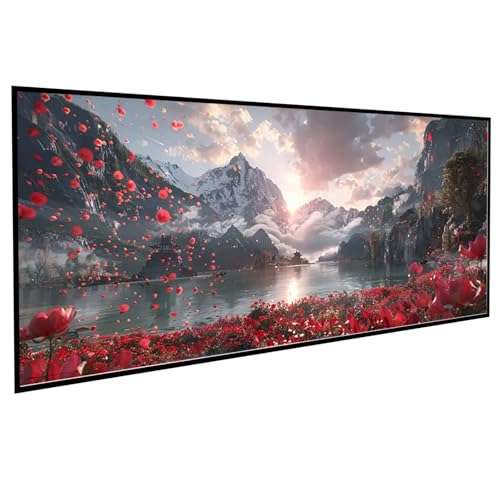 Diamond Painting Erwachsene Berg Diamond Painting Kinder Blume, DIY Runden Steine Mosaikherstellung Basteln Erwachsene Anfänger Set für Heim Schlafzimmer Wand Deko, Geschenke 100x200cm PJY9 B-M Diamond Painting Erwachsene Berg Diamond Painting Kinder Blume, DIY Runden Steine Mosaikherstellung Basteln Erwachsene Anfänger Set für Heim Schlafzimmer Wand Deko, Geschenke 100x200cm PJY9 B-M von JEPGFOU