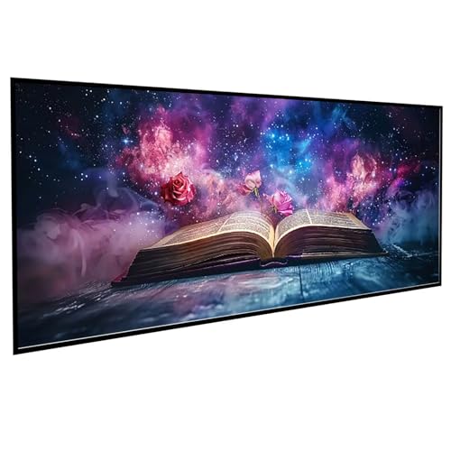 Diamond Painting Erwachsene Buch Diamond Painting Kinder Rose, DIY Runden Steine Mosaikherstellung Basteln Erwachsene Anfänger Set für Heim Schlafzimmer Wand Deko, Geschenke 30 x 60 cm PJY9 D-8 von JEPGFOU