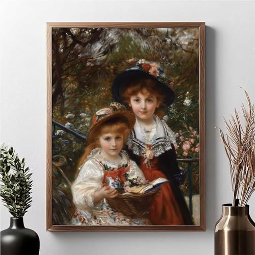 Diamond Painting Erwachsene Frau Diamond Painting Kinder Blume 5D DIY Runden Mosaikherstellung Basteln Erwachsene Anfänger Set für Heim Schlafzimmer Wand Deko Wohnzimmer, Geschenke 30x40cm JPF Z-3 von JEPGFOU