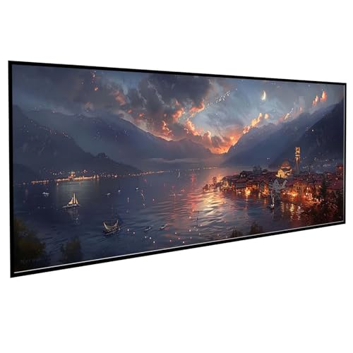 Diamond Painting Erwachsene Landschaft Diamond Painting Kinder Kleine Stadt, DIY Runden Steine Mosaikherstellung Basteln Erwachsene Anfänger Set für Schlafzimmer Deko, Geschenke 100x200CM PJY9 9-X Diamond Painting Erwachsene Landschaft Diamond Painting Kinder Kleine Stadt, DIY Runden Steine Mosaikherstellung Basteln Erwachsene Anfänger Set für Schlafzimmer Deko, Geschenke 100x200CM PJY9 9-X von JEPGFOU