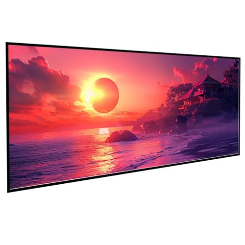 Diamond Painting Erwachsene Landschaft Diamond Painting Kinder KüSten, DIY Runden Steine Mosaikherstellung Basteln Erwachsene Anfänger Set für Heim Schlafzimmer Wand Deko, Geschenke 100x200cm PJY9 4-6 von JEPGFOU