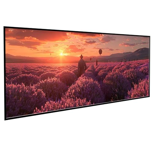 Diamond Painting Erwachsene Landschaft Diamond Painting Kinder Lavendel, DIY Runden Steine Mosaikherstellung Basteln Erwachsene Anfänger Set für Heim Schlafzimmer Deko, Geschenke (50x100cm) PJY9 E-0 von JEPGFOU