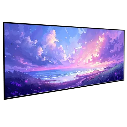 Diamond Painting Erwachsene Landschaft Diamond Painting Kinder Ozean, DIY Runden Steine Mosaikherstellung Basteln Erwachsene Anfänger Set für Heim Schlafzimmer Wand Deko, Geschenke 40x80cm PJY9 K-7 von JEPGFOU