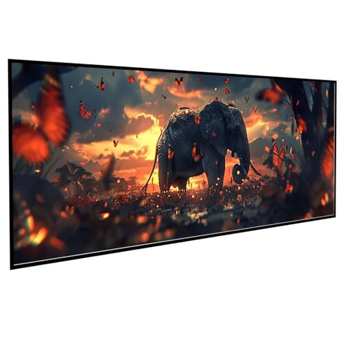 Diamond Painting Erwachsene Tier Diamond Painting Kinder Elefant, DIY Runden Steine Mosaikherstellung Basteln Erwachsene Anfänger Set für Heim Schlafzimmer Wand Deko, Geschenke 100x200CM PJY9 B-2 Diamond Painting Erwachsene Tier Diamond Painting Kinder Elefant, DIY Runden Steine Mosaikherstellung Basteln Erwachsene Anfänger Set für Heim Schlafzimmer Wand Deko, Geschenke 100x200CM PJY9 B-2 von JEPGFOU