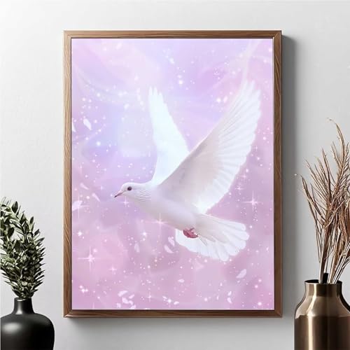 Diamond Painting Erwachsene Vogel Diamond Painting Kinder Tier 5D DIY Runden Mosaikherstellung Basteln Erwachsene Anfänger Set für Heim Schlafzimmer Wand Deko Wohnzimmer, Geschenke 30x40cm JPF D-5 von JEPGFOU