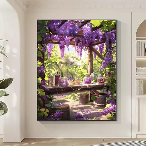 Diamond Painting Essen Large Diamond Painting Traube Crystal Art Bilder Basteln für Erwachsene DIY Vollbohrer Diamanten Malerei Stickerei Kreuzstich Kit für Zimmer Deko, Geschenke 80x110cm 6-0 Diamond Painting Essen Large Diamond Painting Traube Crystal Art Bilder Basteln für Erwachsene DIY Vollbohrer Diamanten Malerei Stickerei Kreuzstich Kit für Zimmer Deko, Geschenke 80x110cm 6-0 von JEPGFOU