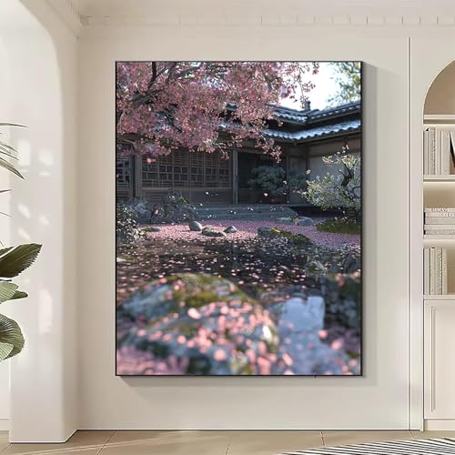 Diamond Painting Garten Large Diamond Painting KirschblüTenbaum Crystal Art Bilder Basteln für Erwachsene DIY Vollbohrer Diamanten Malerei Stickerei Kreuzstich Kit für Zimmer, Geschenke 80x110cm Z-Y Diamond Painting Garten Large Diamond Painting KirschblüTenbaum Crystal Art Bilder Basteln für Erwachsene DIY Vollbohrer Diamanten Malerei Stickerei Kreuzstich Kit für Zimmer, Geschenke 80x110cm Z-Y von JEPGFOU