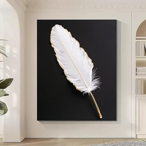 Diamond Painting Kunst Large Diamond Painting Feder Crystal Art Bilder Basteln für Erwachsene DIY Vollbohrer Diamanten Malerei Stickerei Kreuzstich Kit für Zimmer Deko, Geschenke 40 x 50 cm N-A Diamond Painting Kunst Large Diamond Painting Feder Crystal Art Bilder Basteln für Erwachsene DIY Vollbohrer Diamanten Malerei Stickerei Kreuzstich Kit für Zimmer Deko, Geschenke 40 x 50 cm N-A von JEPGFOU