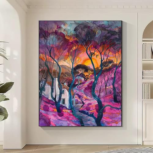 Diamond Painting Landschaft Large Diamond Painting BäUme Crystal Art Bilder Basteln für Erwachsene DIY Vollbohrer Diamanten Malerei Stickerei Kreuzstich Kit für Zimmer Deko, Geschenke 50x70CM 2-H Diamond Painting Landschaft Large Diamond Painting BäUme Crystal Art Bilder Basteln für Erwachsene DIY Vollbohrer Diamanten Malerei Stickerei Kreuzstich Kit für Zimmer Deko, Geschenke 50x70CM 2-H von JEPGFOU