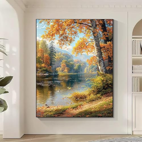 Diamond Painting Landschaft Large Diamond Painting Baum Crystal Art Bilder Basteln für Erwachsene DIY Vollbohrer Diamanten Malerei Stickerei Kreuzstich Kit für Zimmer Deko, Geschenke 30x40CM U-2 Diamond Painting Landschaft Large Diamond Painting Baum Crystal Art Bilder Basteln für Erwachsene DIY Vollbohrer Diamanten Malerei Stickerei Kreuzstich Kit für Zimmer Deko, Geschenke 30x40CM U-2 von JEPGFOU