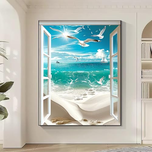 Diamond Painting Landschaft Large Diamond Painting MöWe Crystal Art Bilder Basteln für Erwachsene DIY Vollbohrer Diamanten Malerei Stickerei Kreuzstich Kit für Zimmer Deko, Geschenke 30x40CM Q-K Diamond Painting Landschaft Large Diamond Painting MöWe Crystal Art Bilder Basteln für Erwachsene DIY Vollbohrer Diamanten Malerei Stickerei Kreuzstich Kit für Zimmer Deko, Geschenke 30x40CM Q-K von JEPGFOU
