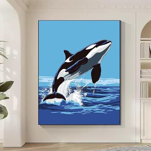 Diamond Painting Meereslebewesen Large Diamond Painting Wal Crystal Art Bilder Basteln für Erwachsene DIY Vollbohrer Diamanten Malerei Stickerei Kreuzstich Kit für Zimmer, Geschenke 60 x 80 cm N-J Diamond Painting Meereslebewesen Large Diamond Painting Wal Crystal Art Bilder Basteln für Erwachsene DIY Vollbohrer Diamanten Malerei Stickerei Kreuzstich Kit für Zimmer, Geschenke 60 x 80 cm N-J von JEPGFOU