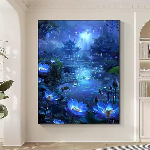 Diamond Painting Nacht Large Diamond Painting Landschaft Crystal Art Bilder Basteln für Erwachsene DIY Vollbohrer Diamanten Malerei Stickerei Kreuzstich Kit für Zimmer Deko, Geschenke 30x40cm 1-Y Diamond Painting Nacht Large Diamond Painting Landschaft Crystal Art Bilder Basteln für Erwachsene DIY Vollbohrer Diamanten Malerei Stickerei Kreuzstich Kit für Zimmer Deko, Geschenke 30x40cm 1-Y von JEPGFOU