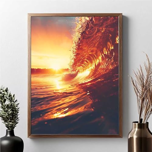 Diamond Painting Sea, Diamond Painting Erwachsene Meereswellen Diamant Malerei Bilder Full Drill 5D Diamonds Art Stickerei Set Geeignet Als Geschenk, Zur Entspannung und Wanddeko 80x100cm JPF Q-F Diamond Painting Sea, Diamond Painting Erwachsene Meereswellen Diamant Malerei Bilder Full Drill 5D Diamonds Art Stickerei Set Geeignet Als Geschenk, Zur Entspannung und Wanddeko 80x100cm JPF Q-F von JEPGFOU