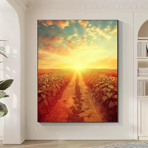 Diamond Painting Sonnenuntergang Large Diamond Painting Sonnenblume Crystal Art Bilder Basteln für Erwachsene DIY Vollbohrer Diamanten Malerei Stickerei Kreuzstich Kit für Geschenke 30x40CM O-4 Diamond Painting Sonnenuntergang Large Diamond Painting Sonnenblume Crystal Art Bilder Basteln für Erwachsene DIY Vollbohrer Diamanten Malerei Stickerei Kreuzstich Kit für Geschenke 30x40CM O-4 von JEPGFOU