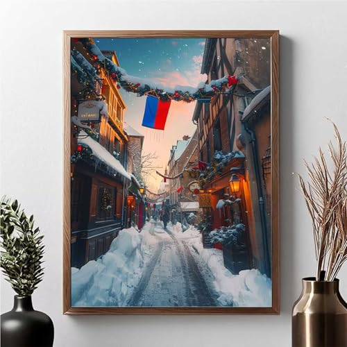 Diamond Painting StraßE, Diamond Painting Erwachsene Baum Diamant Malerei Bilder Full Drill 5D DIY Diamont Art Stickerei Set Geeignet Als Geschenk, Zur Entspannung und Wanddeko 40x50cm JPF P-A von JEPGFOU