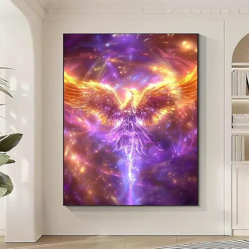 Diamond Painting Vogel Large Diamond Painting PhöNix Crystal Art Bilder Basteln für Erwachsene DIY Vollbohrer Diamanten Malerei Stickerei Kreuzstich Kit für Zimmer Deko, Geschenke 90 x 120 cm X-3 Diamond Painting Vogel Large Diamond Painting PhöNix Crystal Art Bilder Basteln für Erwachsene DIY Vollbohrer Diamanten Malerei Stickerei Kreuzstich Kit für Zimmer Deko, Geschenke 90 x 120 cm X-3 von JEPGFOU
