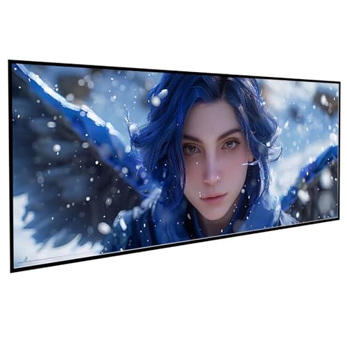 Figurenkunst Diamond Painting 40 x 80 cm, Diamond Painting Erwachsene Engel DIY Runden Steine Kristall Kunst Bastelnset Erwachsene Anfänger Set, zur Entspannung und Zimmer Wanddeko, Geschenke PJY9 2-R von JEPGFOU