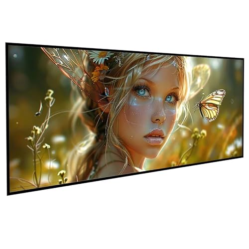 Figurenkunst Diamond Painting 50x100cm, Diamond Painting Erwachsene Frau DIY Runden Steine Kristall Kunst Bastelnset Erwachsene Anfänger Set, zur Entspannung und Zimmer Wanddeko, Geschenke PJY4 5-9 von JEPGFOU