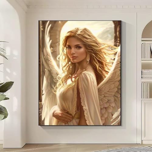 Figurenkunst Diamond Painting XXL Engel Diamond Art Bilder Erwachsene Dimond Painting Kinder Mosaikherstellung Stickerei Kreuzstich Malerei Kits Basteln für Erwachsene Wanddeko, Geschenke 60x80cm H-E Figurenkunst Diamond Painting XXL Engel Diamond Art Bilder Erwachsene Dimond Painting Kinder Mosaikherstellung Stickerei Kreuzstich Malerei Kits Basteln für Erwachsene Wanddeko, Geschenke 60x80cm H-E von JEPGFOU