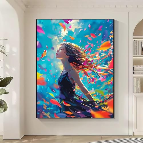 Figurenkunst Diamond Painting XXL Frau Diamond Art Bilder Erwachsene Dimond Painting Kinder Mosaikherstellung Stickerei Kreuzstich Malerei Kits Basteln für Erwachsene, Geschenke 50 x 70 cm J-I Figurenkunst Diamond Painting XXL Frau Diamond Art Bilder Erwachsene Dimond Painting Kinder Mosaikherstellung Stickerei Kreuzstich Malerei Kits Basteln für Erwachsene, Geschenke 50 x 70 cm J-I von JEPGFOU