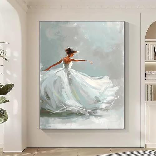 Figurenkunst Diamond Painting XXL TäNzer Diamond Art Bilder Erwachsene Dimond Painting Kinder Mosaikherstellung Stickerei Kreuzstich Malerei Kits Basteln für Erwachsene, Geschenke (50x70cm) 7-3 von JEPGFOU