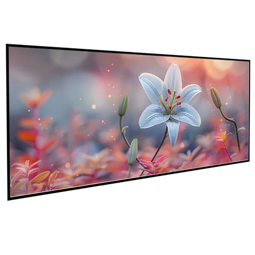 JEPGFOU Anlage Diamond Painting 30x60cm, Diamond Painting Erwachsene Lilie DIY Runden Steine Kristall Kunst Bastelnset Erwachsene Anfänger Set, zur Entspannung und Zimmer Wanddeko, Geschenke PJY9 X-Z von JEPGFOU