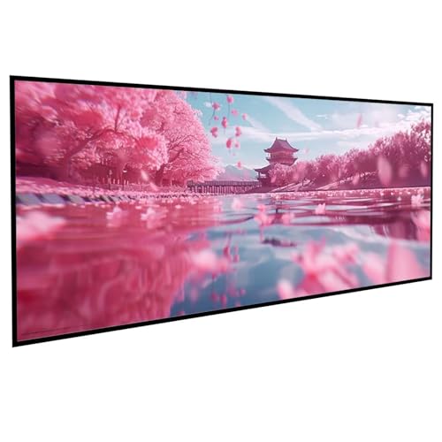 JEPGFOU Architektur Diamond Painting 30x60CM, Diamond Painting Erwachsene KirschblüTen DIY Runden Steine Kristall Kunst Bastelnset Erwachsene Anfänger Set, zur Zimmer Wanddeko, Geschenke PJY2 9-8 von JEPGFOU