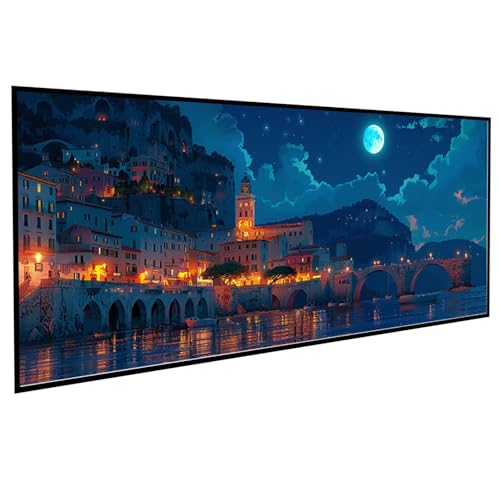 JEPGFOU Architektur Diamond Painting 30x60cm, Diamond Painting Erwachsene Glockenturm DIY Runden Steine Kristall Kunst Bastelnset Erwachsene Anfänger Set, zur Zimmer Wanddeko, Geschenke PJY9 0-5 von JEPGFOU