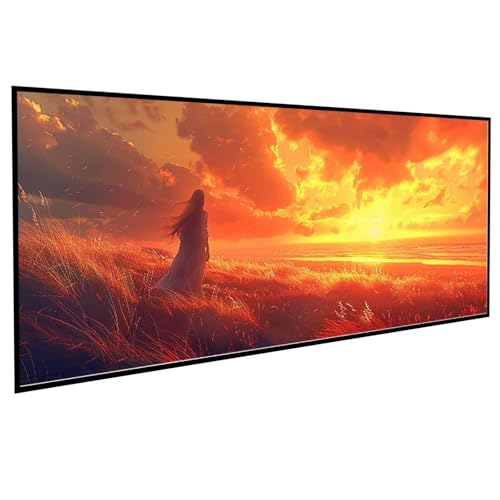 JEPGFOU Blume Diamond Painting (80x160cm), Diamond Painting Erwachsene Sonnenuntergang DIY Runden Steine Kristall Kunst Bastelnset Erwachsene Anfänger Set, zur Zimmer Wanddeko, Geschenke PJY7 7-0 von JEPGFOU