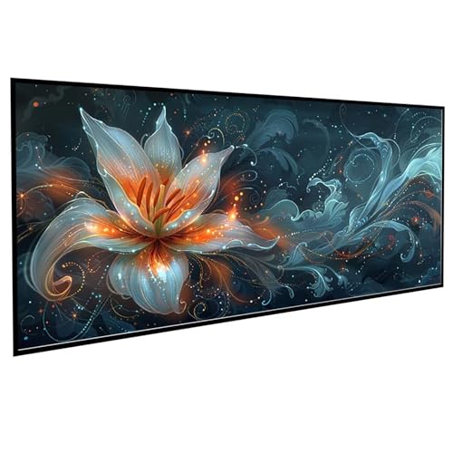 JEPGFOU Blumen Diamond Painting 30x60CM, Diamond Painting Erwachsene Blume DIY Runden Steine Kristall Kunst Bastelnset Erwachsene Anfänger Set, zur Entspannung und Zimmer Wanddeko, Geschenke PJY9 K-3 von JEPGFOU