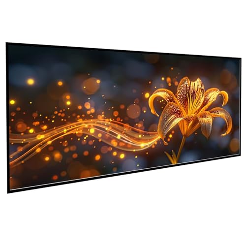 JEPGFOU Blumen Diamond Painting 30x60CM, Diamond Painting Erwachsene Lilie DIY Runden Steine Kristall Kunst Bastelnset Erwachsene Anfänger Set, zur Entspannung und Zimmer Wanddeko, Geschenke PJY9 0-D von JEPGFOU