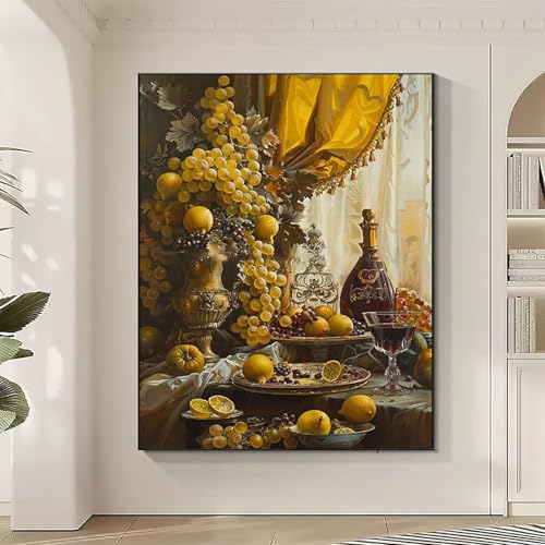 JEPGFOU Diamond Painting Traube Large Diamond Painting Obst Crystal Art Bilder Basteln für Erwachsene DIY Vollbohrer Diamanten Malerei Stickerei Kreuzstich Kit für Zimmer Deko, Geschenke 80x110CM F-6 JEPGFOU Diamond Painting Traube Large Diamond Painting Obst Crystal Art Bilder Basteln für Erwachsene DIY Vollbohrer Diamanten Malerei Stickerei Kreuzstich Kit für Zimmer Deko, Geschenke 80x110CM F-6 von JEPGFOU