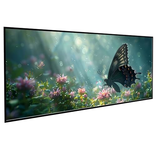 JEPGFOU Insekt Diamond Painting 40 x 80 cm, Diamond Painting Erwachsene Schmetterling DIY Runden Steine Kristall Kunst Bastelnset Erwachsene Anfänger Set, zur Zimmer Wanddeko, Geschenke PJY9 Z-M von JEPGFOU