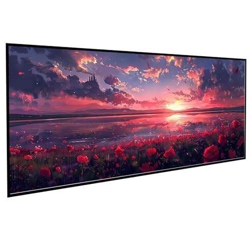 JEPGFOU Landschaft Diamond Painting 100 x 200 cm, Diamond Painting Erwachsene Rote Rose DIY Runden Steine Kristall Kunst Bastelnset Erwachsene Anfänger Set, zur Zimmer Wanddeko, Geschenke PJY9 2-A JEPGFOU Landschaft Diamond Painting 100 x 200 cm, Diamond Painting Erwachsene Rote Rose DIY Runden Steine Kristall Kunst Bastelnset Erwachsene Anfänger Set, zur Zimmer Wanddeko, Geschenke PJY9 2-A von JEPGFOU