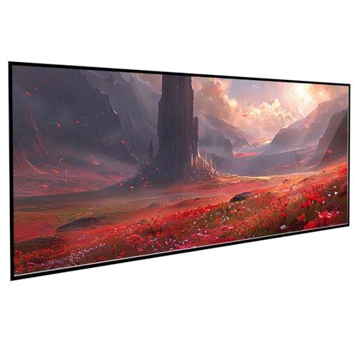 JEPGFOU Landschaft Diamond Painting 50x100CM, Diamond Painting Erwachsene Architektur DIY Runden Steine Kristall Kunst Bastelnset Erwachsene Anfänger Set, zur Zimmer Wanddeko, Geschenke PJY4 5-8 von JEPGFOU