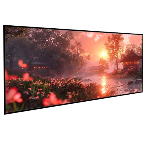 JEPGFOU Landschaft Diamond Painting 80 x 160 cm, Diamond Painting Erwachsene Sonnenaufgang DIY Runden Steine Kristall Kunst Bastelnset Erwachsene Anfänger Set, zur Zimmer Wanddeko, Geschenke PJY9 2-2 von JEPGFOU