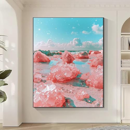 JEPGFOU Ozean Diamond Painting XXL Eis Diamond Art Bilder Erwachsene Dimond Painting Kinder Mosaikherstellung Stickerei Kreuzstich Malerei Kits Basteln für Erwachsene Wanddeko, Geschenke 60x80cm 4-O JEPGFOU Ozean Diamond Painting XXL Eis Diamond Art Bilder Erwachsene Dimond Painting Kinder Mosaikherstellung Stickerei Kreuzstich Malerei Kits Basteln für Erwachsene Wanddeko, Geschenke 60x80cm 4-O von JEPGFOU