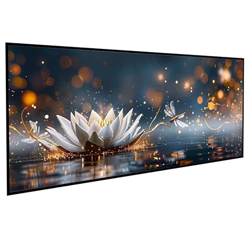 JEPGFOU Tier Diamond Painting 50x100cm, Diamond Painting Erwachsene Lotus DIY Runden Steine Kristall Kunst Bastelnset Erwachsene Anfänger Set, zur Entspannung und Zimmer Wanddeko, Geschenke PJY4 5-C JEPGFOU Tier Diamond Painting 50x100cm, Diamond Painting Erwachsene Lotus DIY Runden Steine Kristall Kunst Bastelnset Erwachsene Anfänger Set, zur Entspannung und Zimmer Wanddeko, Geschenke PJY4 5-C von JEPGFOU