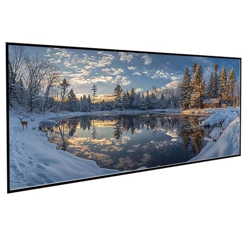 Landschaft Diamond Painting (40x50cm), Diamond Painting Erwachsene Teich DIY Runden Steine Kristall Kunst Bastelnset Erwachsene Anfänger Set, zur Entspannung und Zimmer Wanddeko, Geschenke PJY9 0-7 von JEPGFOU