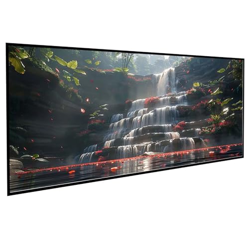 Landschaft Diamond Painting (60x120cm), Diamond Painting Erwachsene Fallen DIY Runden Steine Kristall Kunst Bastelnset Erwachsene Anfänger Set, zur Entspannung und Zimmer Wanddeko, Geschenke PJY9 6-W von JEPGFOU
