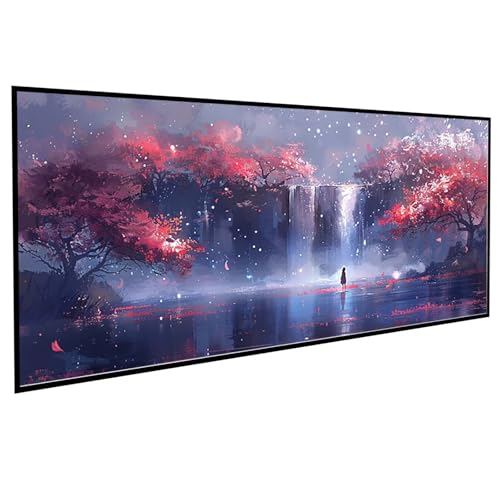 Landschaft Diamond Painting 30x60CM, Diamond Painting Erwachsene Fallen DIY Runden Steine Kristall Kunst Bastelnset Erwachsene Anfänger Set, zur Entspannung und Zimmer Wanddeko, Geschenke PJY2 5-9 von JEPGFOU