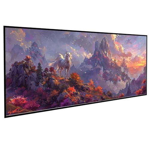 Landschaft Diamond Painting 30x60CM, Diamond Painting Erwachsene Pferd DIY Runden Steine Kristall Kunst Bastelnset Erwachsene Anfänger Set, zur Entspannung und Zimmer Wanddeko, Geschenke PJY9 E-5 von JEPGFOU