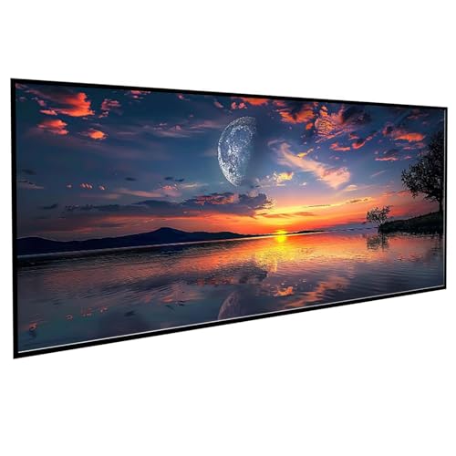 Landschaft Diamond Painting 40 x 80 cm, Diamond Painting Erwachsene Wasser DIY Runden Steine Kristall Kunst Bastelnset Erwachsene Anfänger Set, zur Entspannung und Zimmer Wanddeko, Geschenke PJY9 1-9 von JEPGFOU